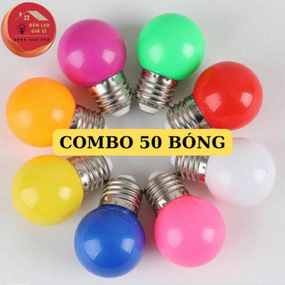 Bóng chanh 1w đủ màu, chống nước đui E27
