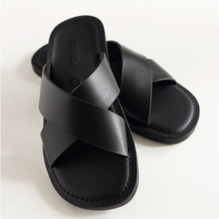  CHÉO Sandals waa. - Dép Chéo Quai Da Bò 