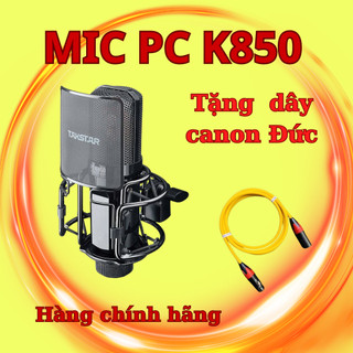 Mic Takstar PC K850 Chính hãng tặng kèm dây canon Đức
