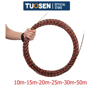 Dây mồi luồn dây điện Tuosen với khả năng uốn cong tốt, lò xo chắc chắn và lực xiết chặt cao, với nhiều cỡ 10m tới 50m