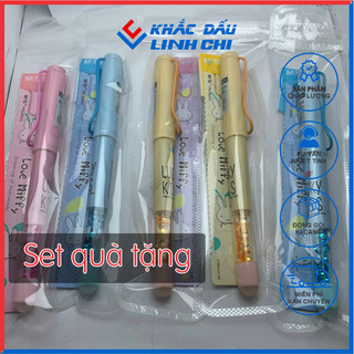 Set quà tặng phần thưởng học sinh in tên lời chúc theo yêu cầu
