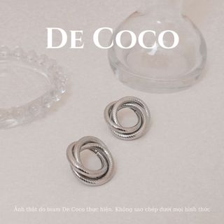 Khuyên tai nữ De Coco Rolling tròn xoắn cá tính