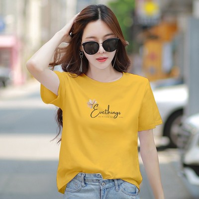Áo phông nữ dáng rộng NA03 chất liệu thun cotton Loza G0119