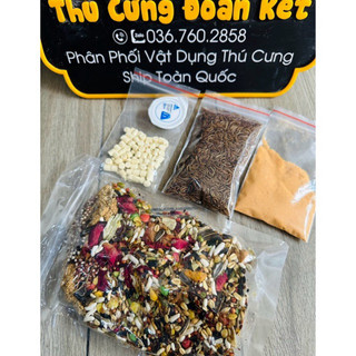 COMBO VỖ BÉO cho hamster gồm 5 món thức ăn bữa chính và thức ăn dinh dưỡng bổ sung