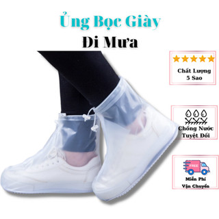 Ủng bọc giày đi mưa chống ướt an toàn dùng nhiều lần