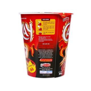 Mì Caykay vị bò ly 66g