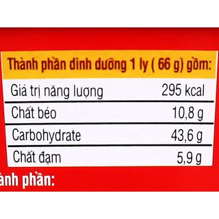 Mì Caykay vị bò ly 66g