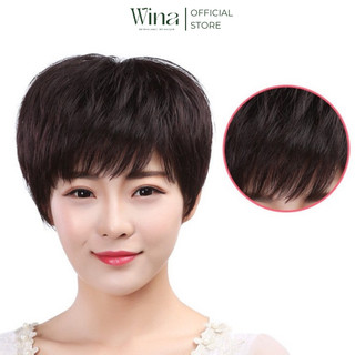 Tóc Thật Trung Niên Siêu Da WINA TGT-010 Làm Bằng Tóc Thật