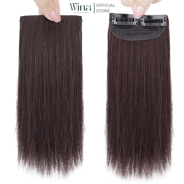 Tóc Mái Phồng Bằng Tóc Thật WINA 25cm ( 1 Bên )