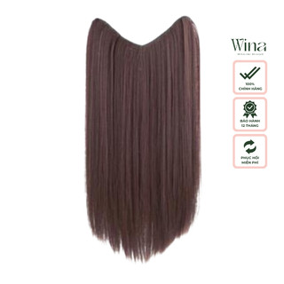 Tóc Kẹp Tơ Tốt Chữ V [ WINA ] Thẳng 45cm 60cm
