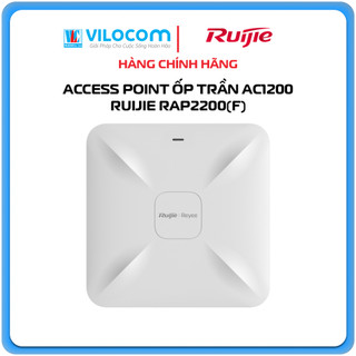 Bộ phát Wifi ốp trần hoặc gắn tường RUIJIE REYEE RG-RAP2200(F) - NAT Phân Phối