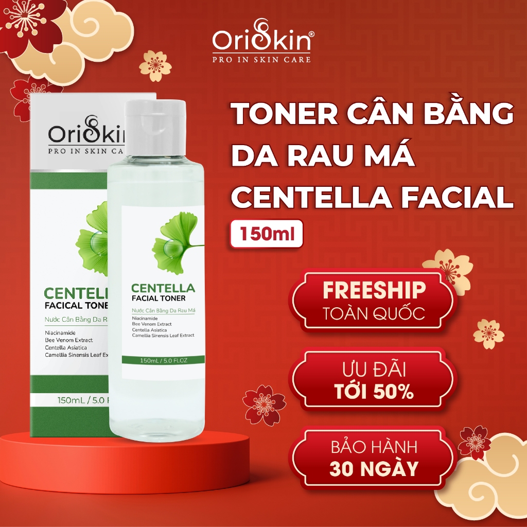 Nước Cân Bằng Da Từ Rau Má Centella Facial Toner Oriskin 150ml