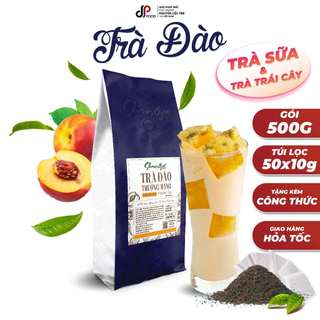 Trà Đào Thượng Hạng SHANGAO Gói 500g ( 50 túi lọc 10g) Chuyên dùng pha chế Trà Đào, Trà Trái Cây, Trà ủ lạnh,...