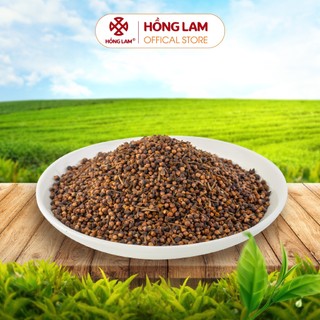 Trà nụ vối Hồng Lam, dạng gói (200gr), túi lọc (100gr). Khi pha có vị chát nhẹ, ngọt hậu, thơm hương vối