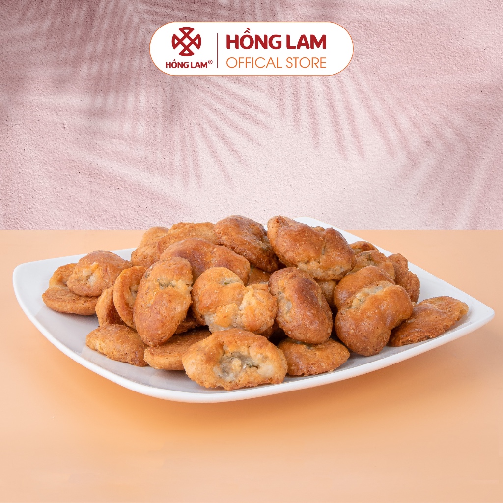 Bánh chả Hồng Lam gói (200gr, 500gr). Có vị thơm, bùi