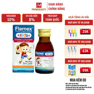 Siro giảm ho long đờm flemex syrup 60ml thái lan