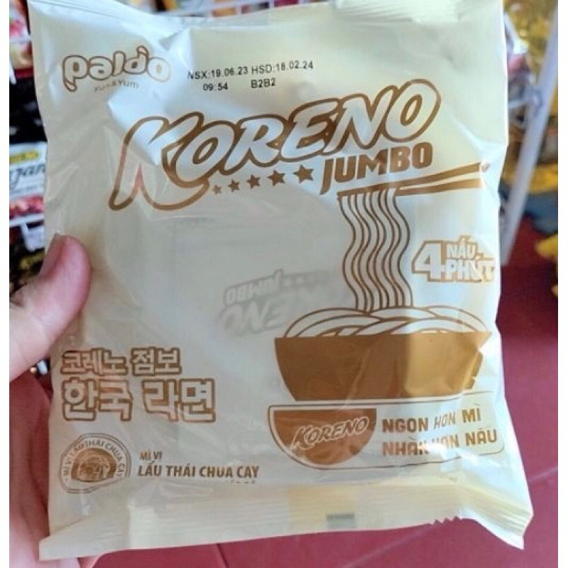 Combo 5 gói mì lẩu thái Koreno siêu ngon Chuẩn vị mì cay 7 cấp độ