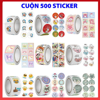 Cuộn 500 sticker khen thưởng hoạt hình đáng yêu ,Cuộn sticker khen thưởng nhiều mẫu mã cho bạn lựa chọn