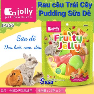Thạch Rau Câu Trái Cây, Pudding sữa dê cho Hamster, Thỏ, Bọ, Sóc