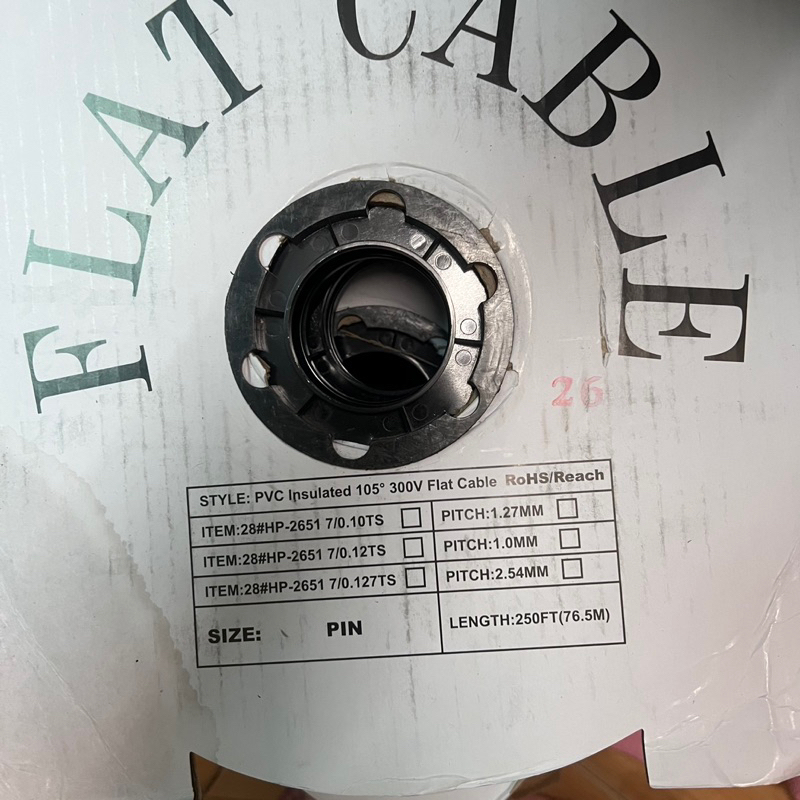 Dây cáp bẹ IDE 2.54mm - 1 mét - màu ghi