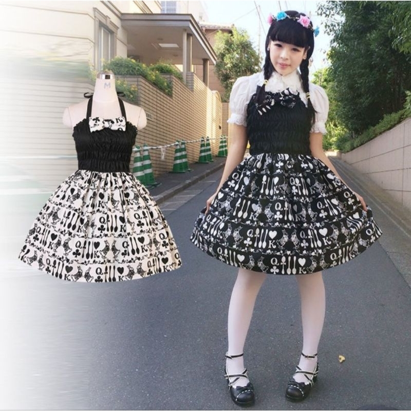 BODYLINE Royal Jump Rabbit JSK Lolita váy đầm lolita jumperskirt jumper skirt Bodyline Japan họa tiế