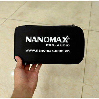 Hộp đựng micro không dây nanomax, túi đựng micro dày, bao đựng mic chính hãng loại mới