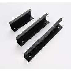 Tay nắm tủ đen dài - tay tủ d09 - tay nắm hiện đại
