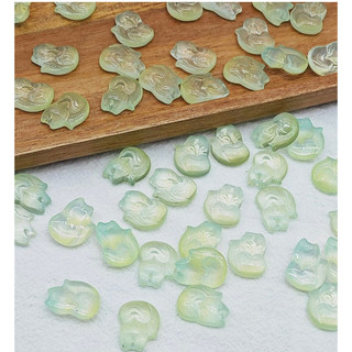 Charm hồ ly đủ màu charm làm vòng DIY