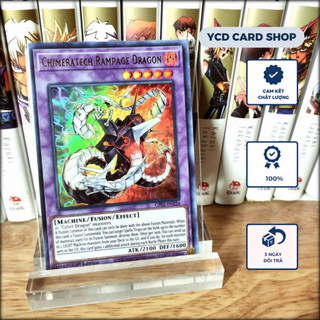 Thẻ bài yugioh chính hãng Chimeratech Rampage Dragon – Ultra Rare