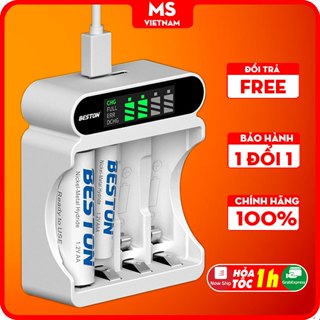 Pin Sạc AA & AAA Beston Chính Hãng, Bền Bỉ, An Toàn, Môi Trường, BH 12th - MS Vietnam