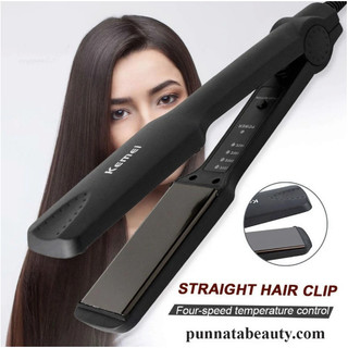 Máy duỗi tóc đa năng kemei km-329 máy kẹp ép duỗi thẳng tóc 4 mức chỉnh nhiệt. máy kẹp thẳng tóc 4 mức chỉnh nhiệt kemei