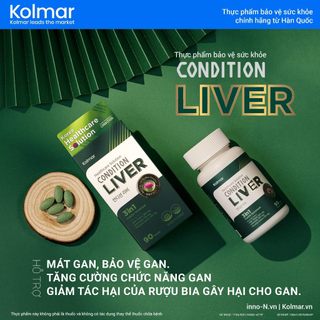 [Kolmar]Thực phẩm bảo vệ sức khỏe Condition Liver hỗ trợ giải độc gan Hộp 90vien