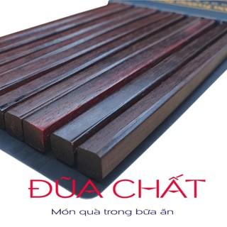Set 10 đôi Đũa trắc gỗ đen cao cấp càng dùng càng bền