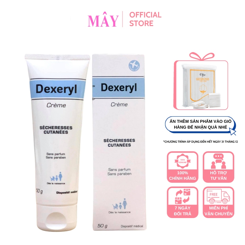 Kem Dưỡng Dexeryl Cream 250g Pháp Dưỡng Ẩm, Dưỡng Da Cho Da Khô, Nẻ, Chàm