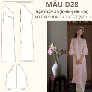 RẬP GIẤY A0 ÁO DÀI D28