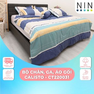 Bộ drap, áo gối kèm mền nin calisto - ct220011