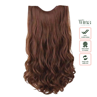 Tóc Giả Kẹp Chữ V WINA Xoăn Dài 45cm - 60cm [ Tơ Tốt Chịu Nhiệt ]