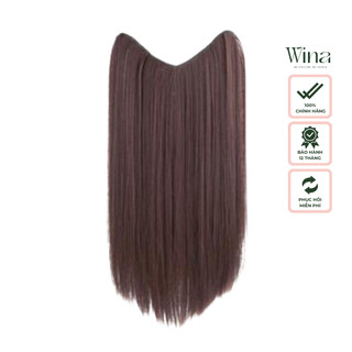 Tóc Kẹp Chữ V WINA [ 4 phím ] Dài Thẳng 60cm