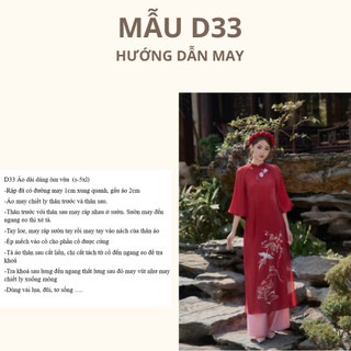 RẬP GIẤY A0 ÁO DÀI D33