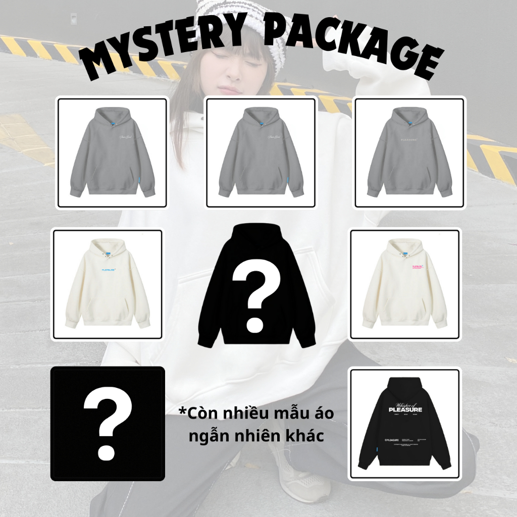 PLEASURE Random Pack version 1.0 / Áo Hoodie hoặc Sweater Ngẫu Nhiên New 100% Mẫu Ngẫu Nhiên Chính H