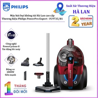 Máy hút bụi không túi cao cấp Philips PowerPro Expert FC9735/81