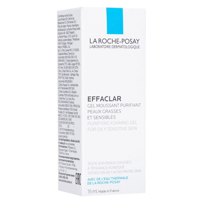 Gel Rửa Mặt La Roche-Posay Dành Cho Da Dầu, Nhạy Cảm