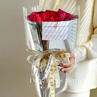 Giấy bạc tráng gương cao cấp gói hoa 58*58cm - Giấy gói quà, giấy gói hoa, giấy bó hoa