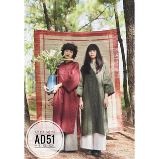 Bigsize áo dài xẻ tà ad51