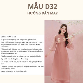 RẬP GIẤY A0 ÁO DÀI D32 (SP LÀ GIẤY KHÔNG PHẢI QUẦN ÁO)