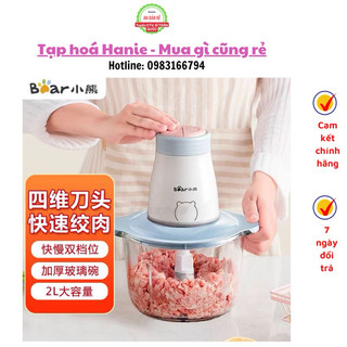 Máy xay bear 2l cối thuỷ tinh chính hãng sẵn