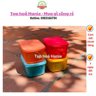 Sẵn set 4 hộp tupperware rainbow trữ đông 700ml