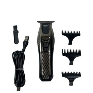 Tông đơ cắt tóc KEMEI KM-161 hoạt động mạnh mẽ, Pin sạc siêu bền tặng kèm 3 cữ
