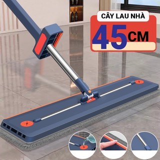 𝐊𝐓 𝟒𝟓𝐜𝐦 𝐱 𝟏𝟏𝐜𝐦 Cây lau nhà tự vắt  Ecoon Mop KT11 mới, chổi lau nhà 3 chế độ giặt, vắt, gạt nước