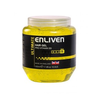Gel vuốt tóc giữ nếp tóc Enliven màu vàng 250ml